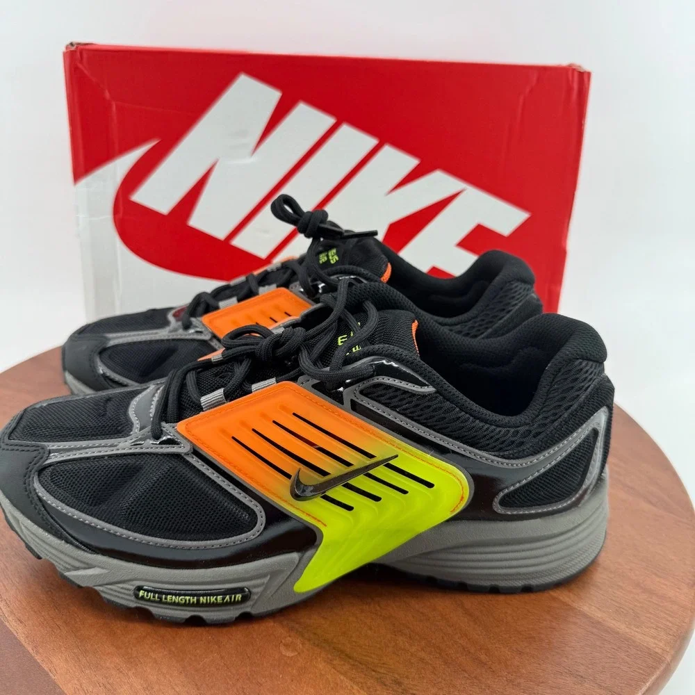Nike Air Pegasus Wave Black Flat Pewter Mens 8.5/Womens 10 Running Shoe Sneakers